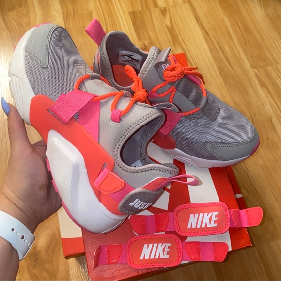 Nike Shoes - Nike Air Huarache Run Ultra Pink Grey 9.5